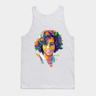 Whitney Houston Popart Uncurve Tank Top